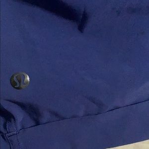 Lululemon black and blue shorts